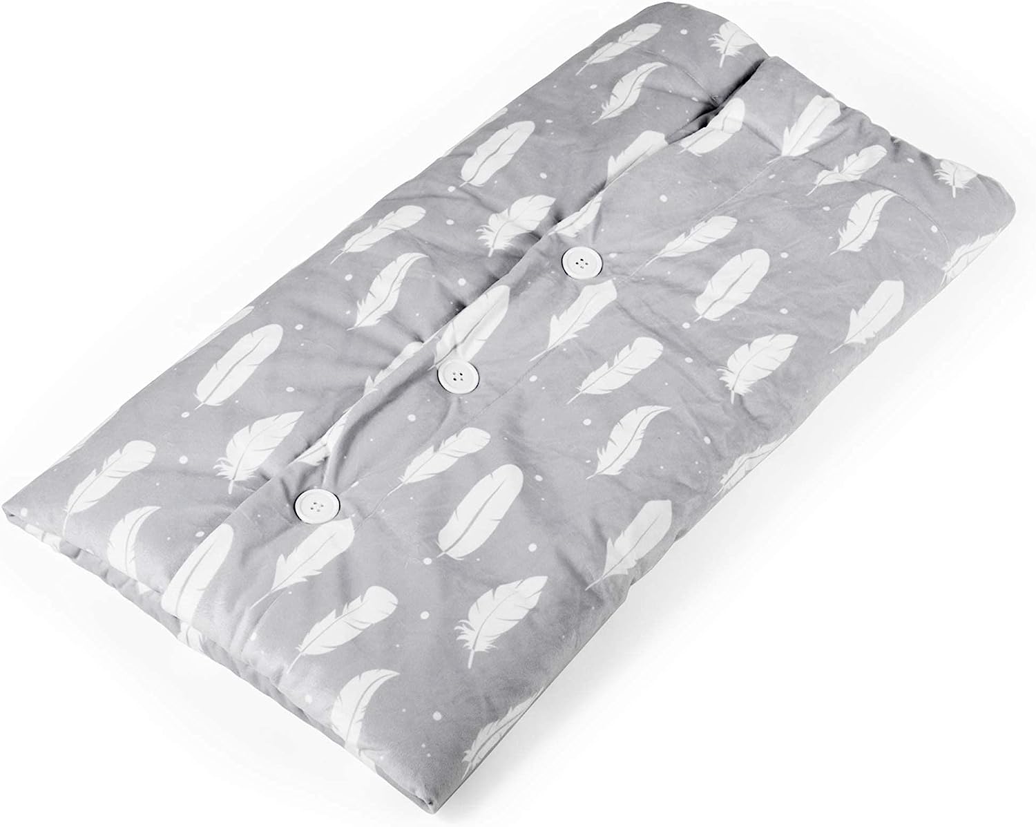 Snuggle Baby Swaddle Blanket for Boy or Girl - Premium Plush Newborn Swaddle Sleep Sack - Soft Fleece Baby Sleeping Bag - Stroller Infant Swaddle Wrap - Boho Feathers - Image 8